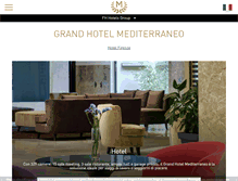 Tablet Screenshot of hotelmediterraneo.com